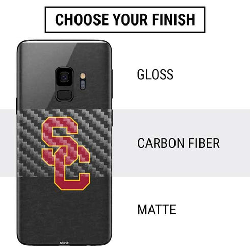 University of Southern California USC Dark Grey Logo Galaxy S9 Skin